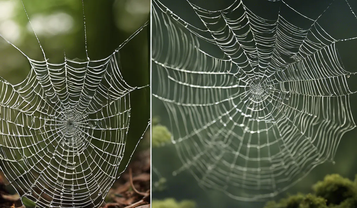 The Nature of Mold: Similarities to Spider Webs